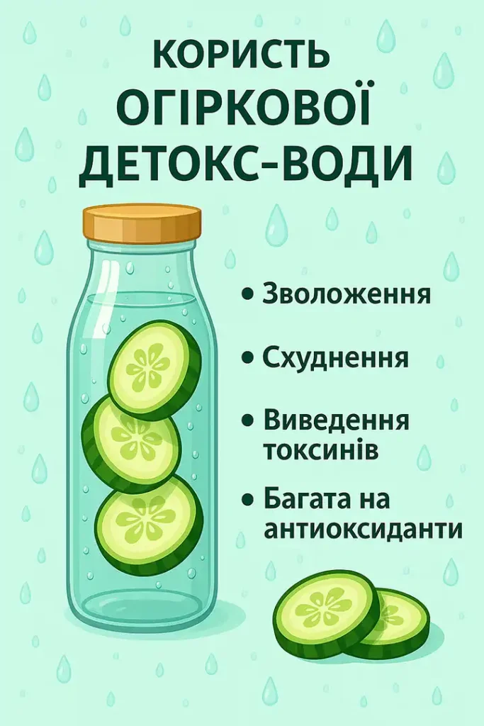 користь детокс води