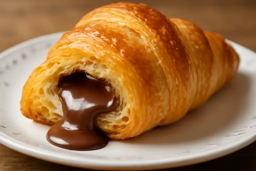 круасан з шоколадною начинкою