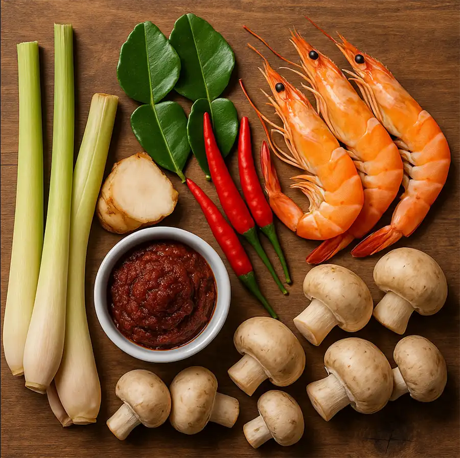 інгрідієнти Том Ям Кунг