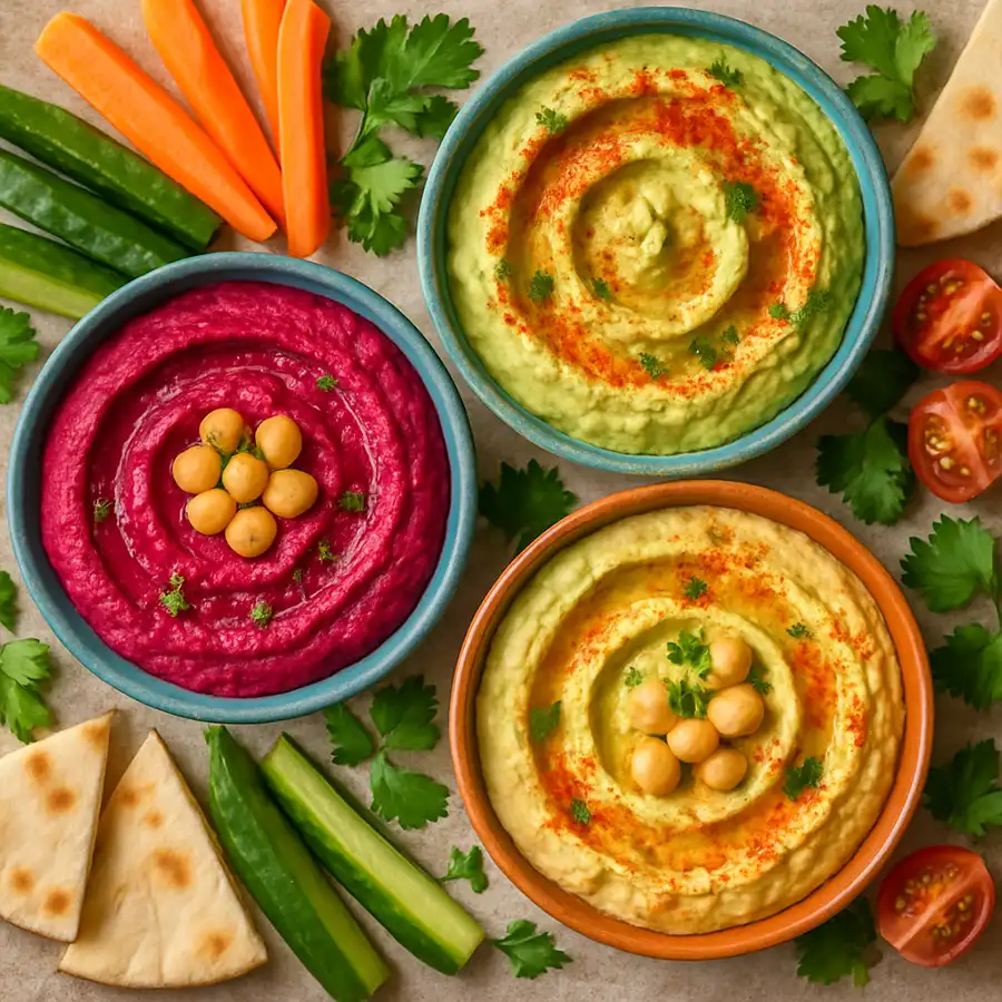 хумус різновиди