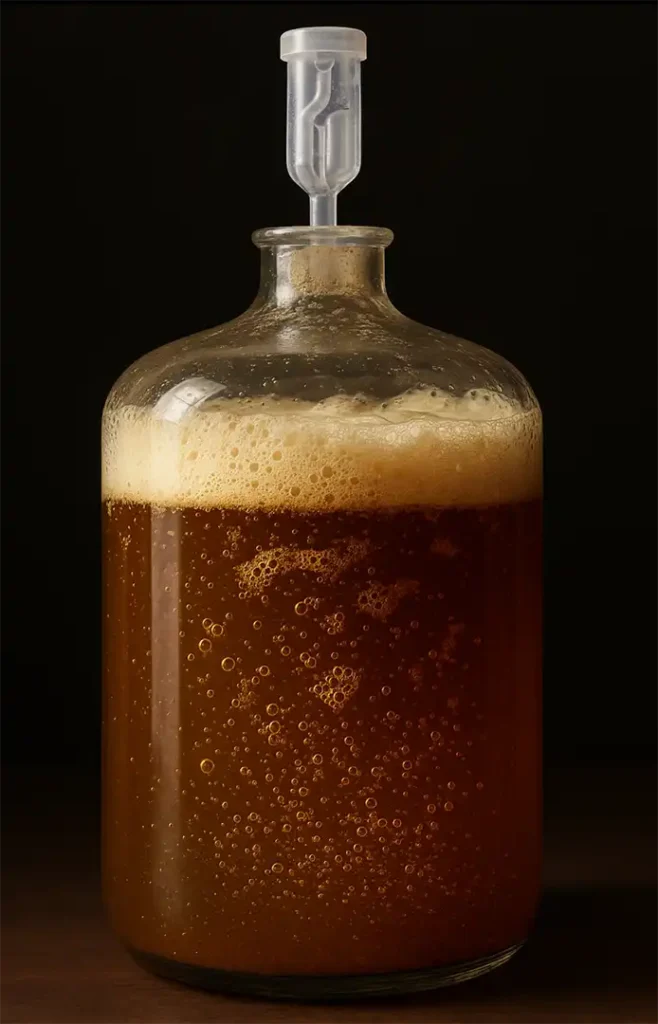 процес бродіння домашнього пива