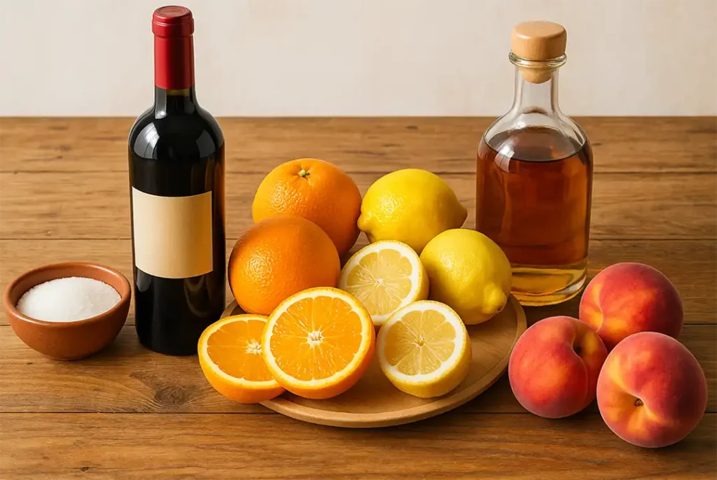 інгредієнти для сангрія