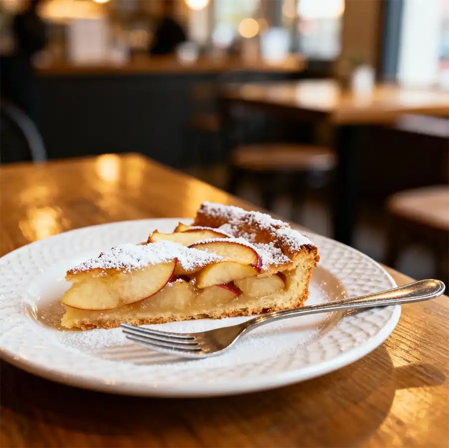 клафуті з яблуками