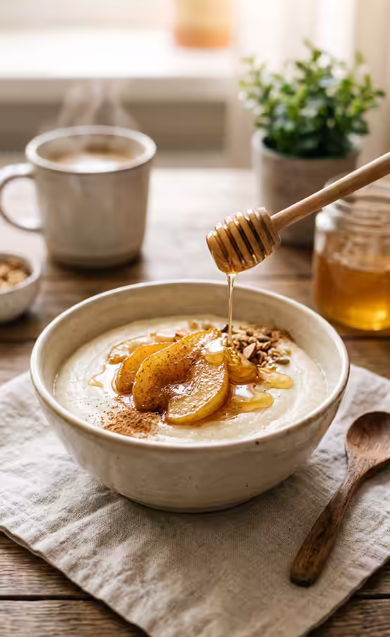 манна каша з медом