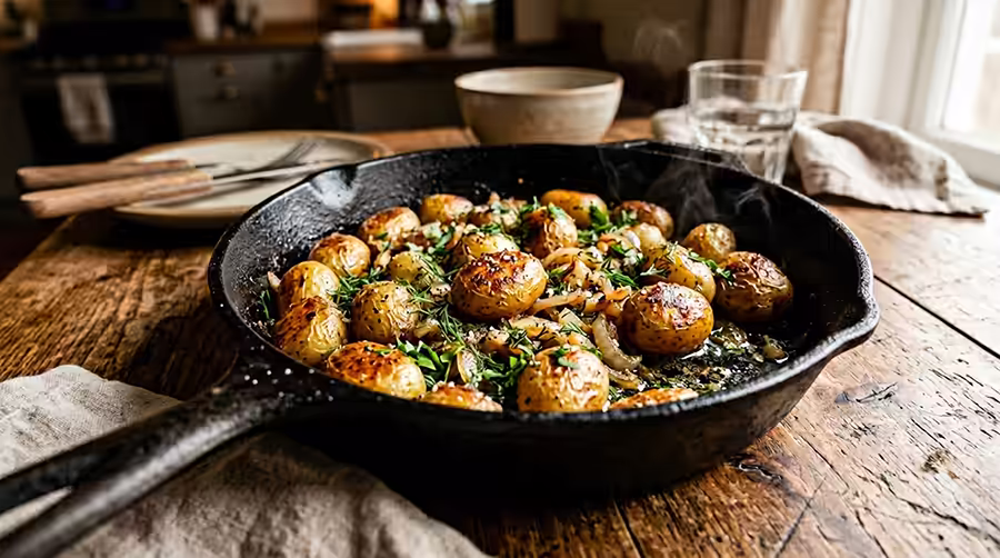 roasted new potatoes