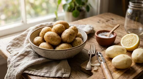 як почистити молоду картоплю